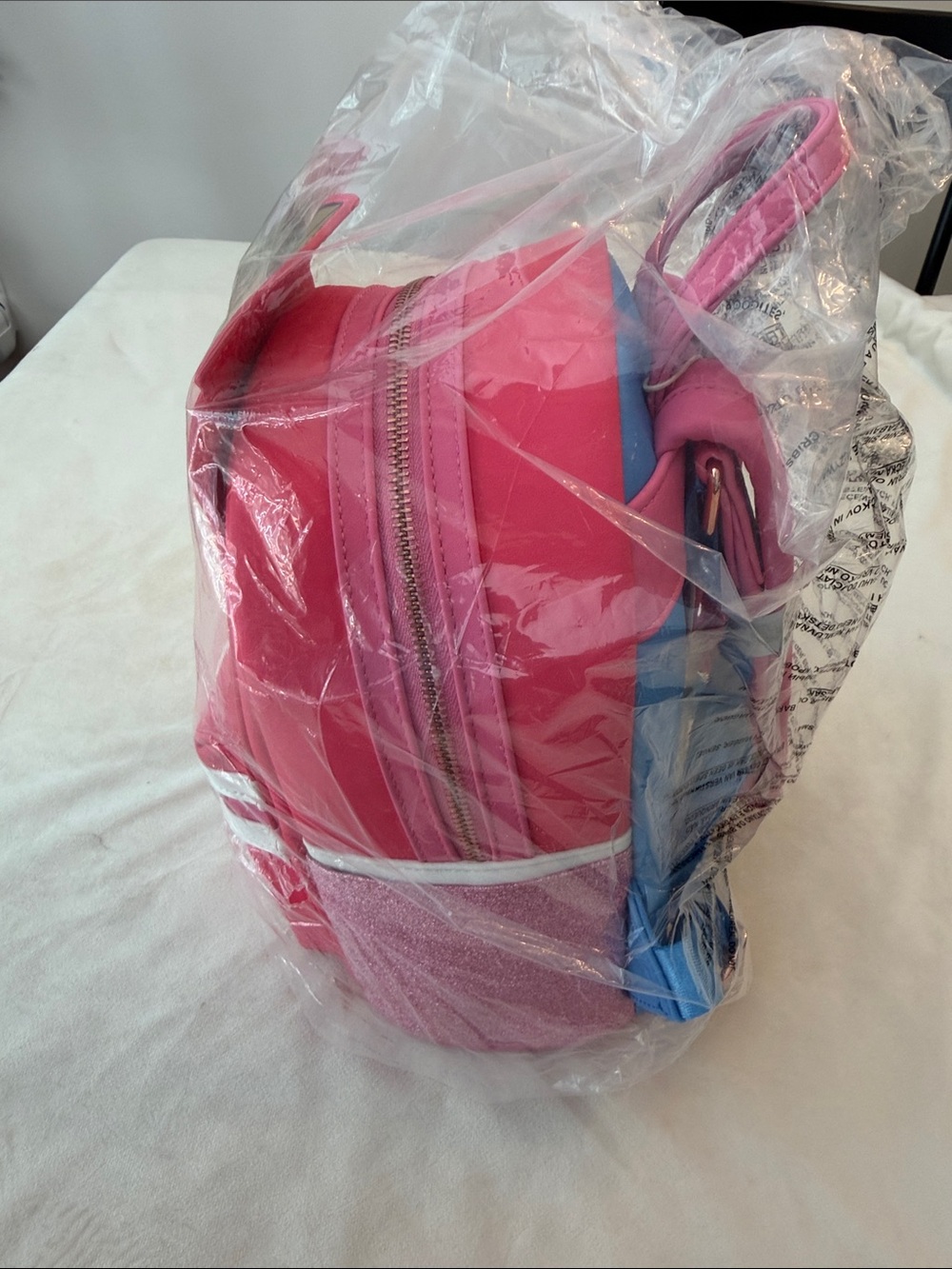 NWT! Disney Loungefly Aurora Princess Mini Backpack - Pink & White - Picture 3 of 7